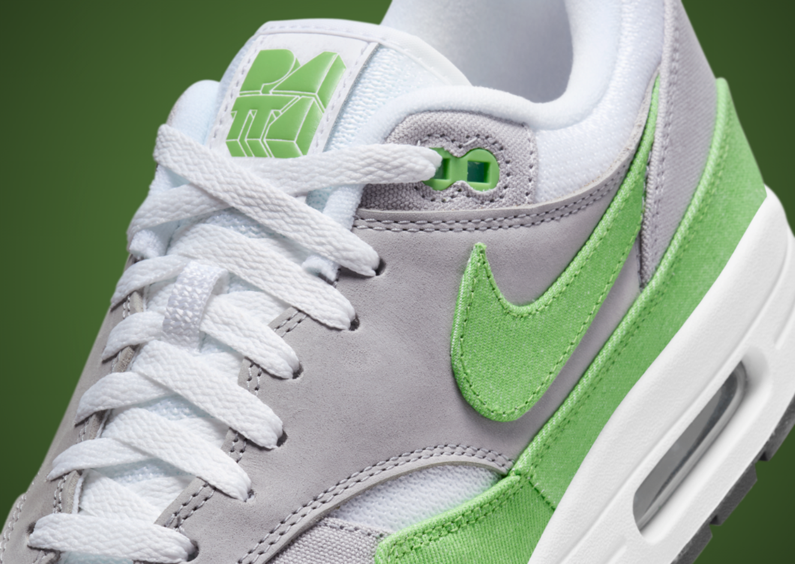 Patta x Nike Air Max 1 Chlorophyll 20th Anniversary Detail