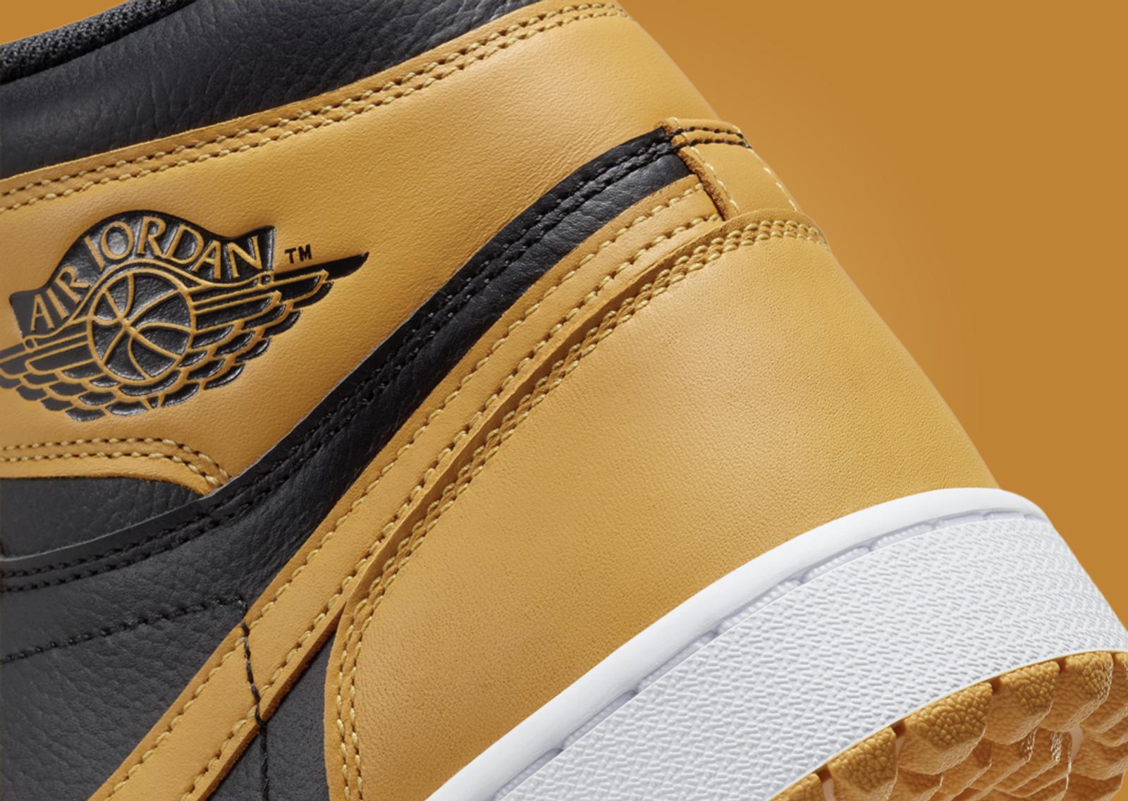 Air Jordan 1 High Golf Pollen Heel Detail