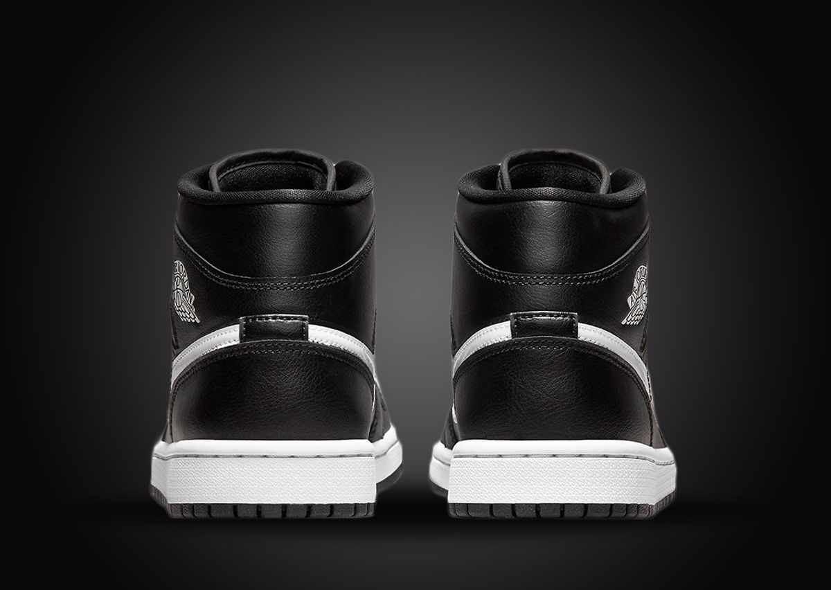The Air Jordan 1 Mid Black White Is A Monochromatic Masterpiece