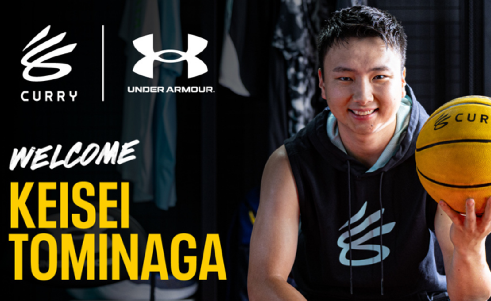 Keisei Tominaga Signs with Curry Brand