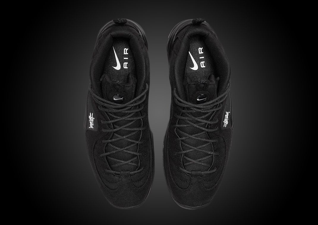 The Stussy x Nike Air Penny 2 Black Restocks December 2023