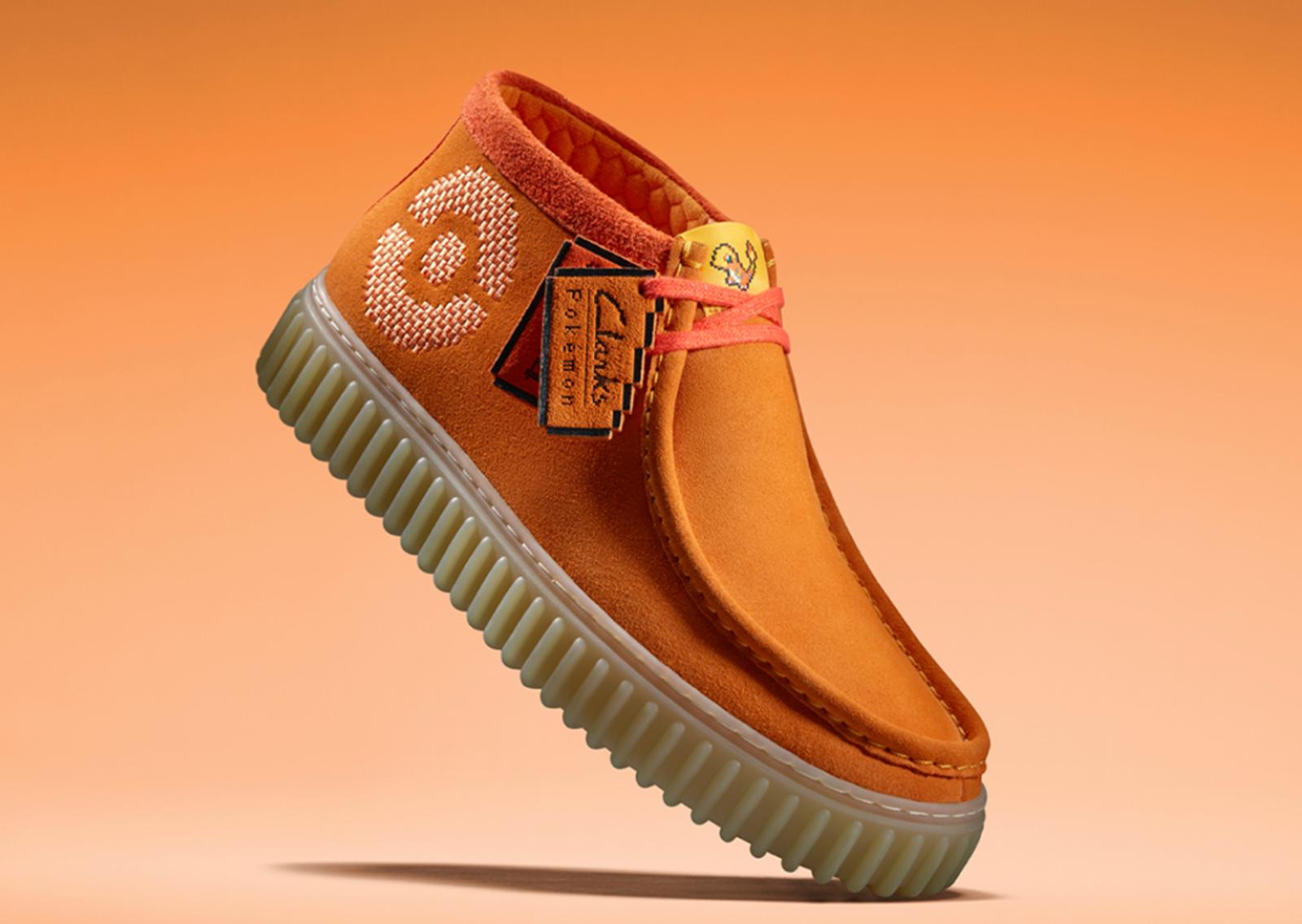 Pokemon x Clarks Originals Torhill Charmander Angle