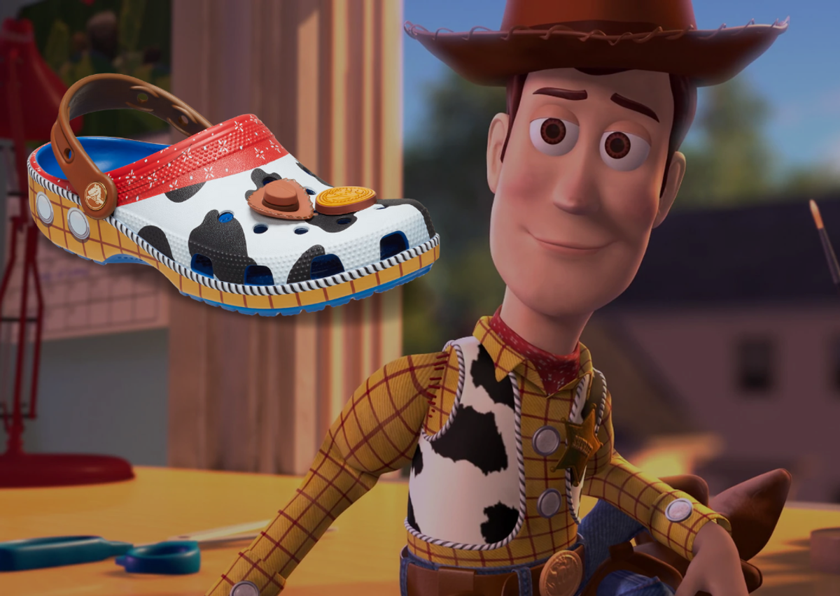 The Toy Story x Crocs Classic Clog Woody Releases February 2024
