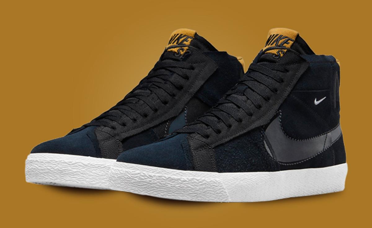 Black Patchwork Outfits The Nike SB Zoom Blazer Mid