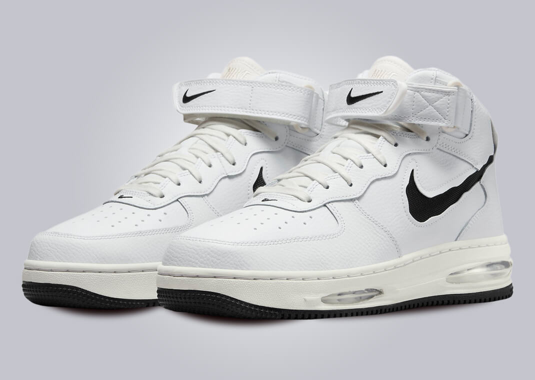 ★NIKE★Air Force 1 Mid EVO Summit White★ Nike Air Force 1 Mid EVO Summit White Black Sail FB1374-101