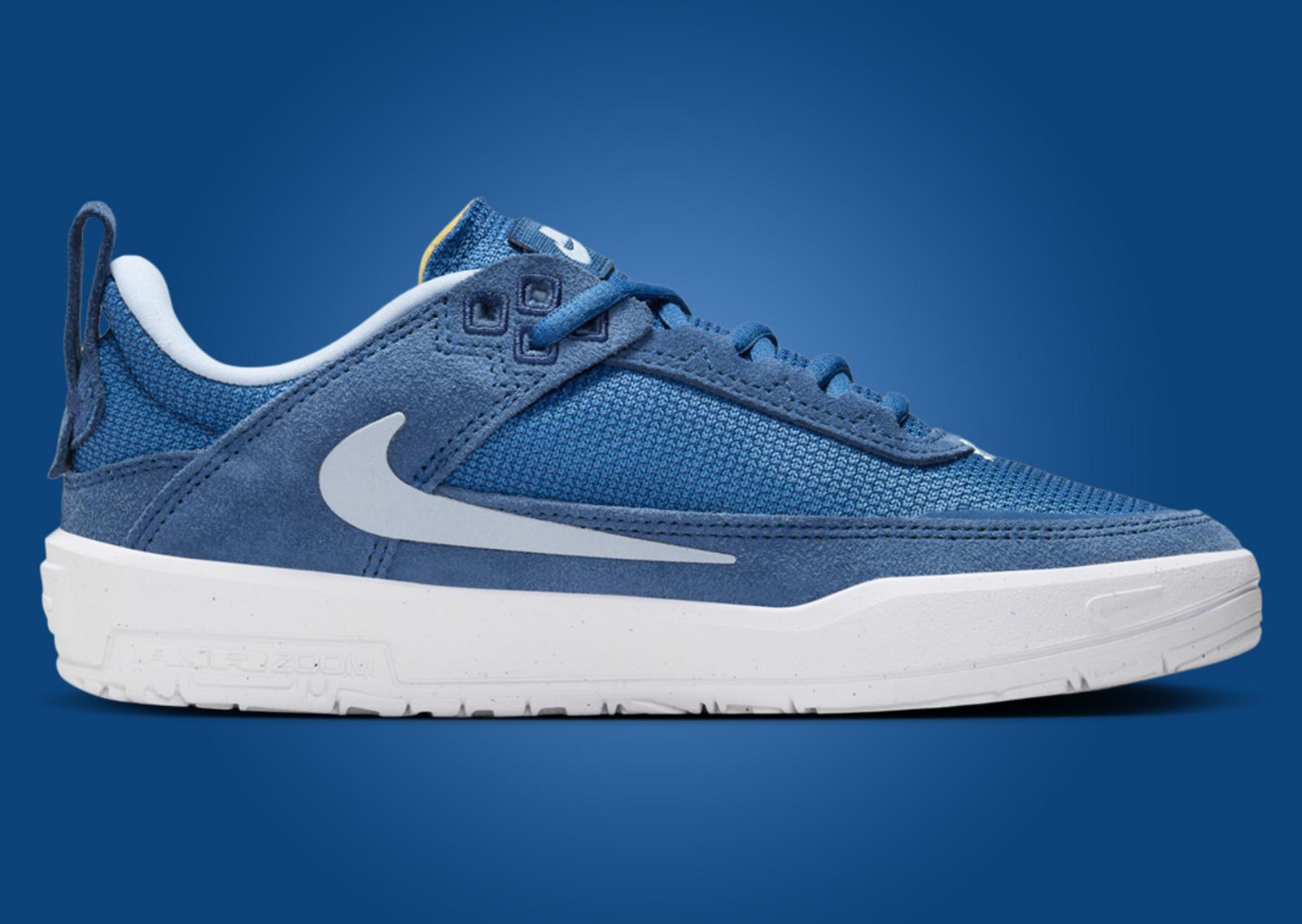 Nike SB Day One Court Blue White (GS) Medial