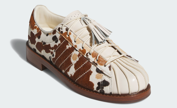 CLOT x adidas Superstar Dress Shoe Cow Print