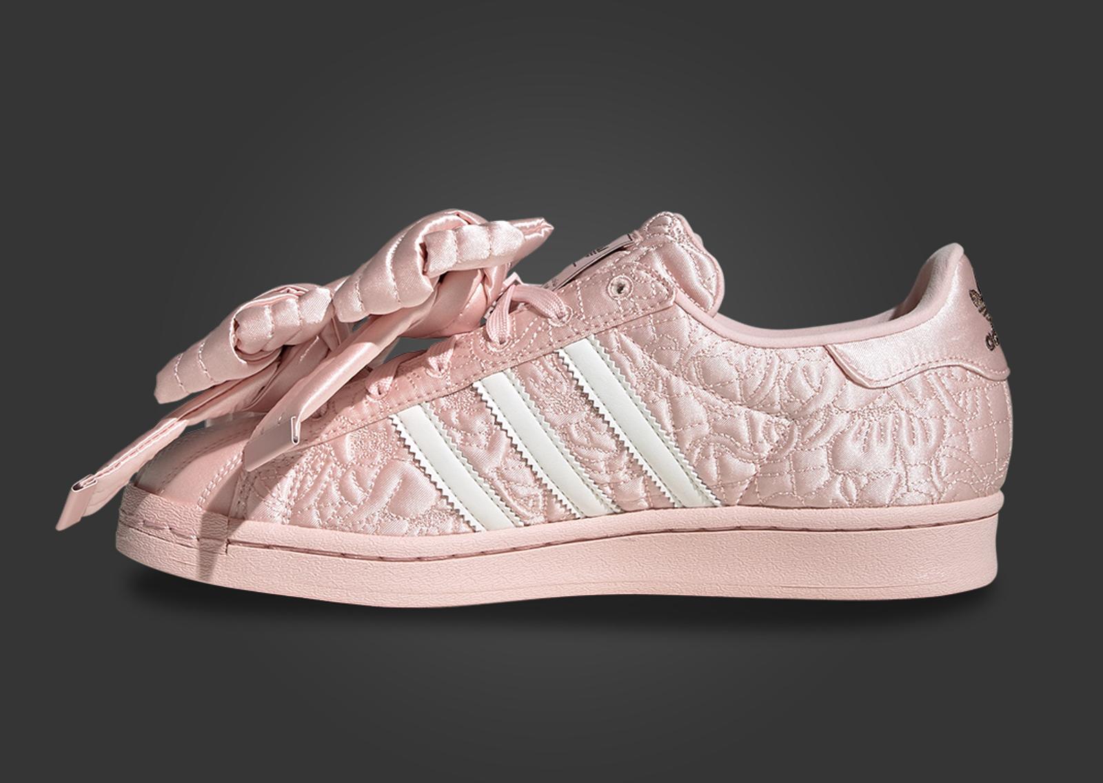 Caroline Hu x adidas Superstar Sandy Pink (W) Medial