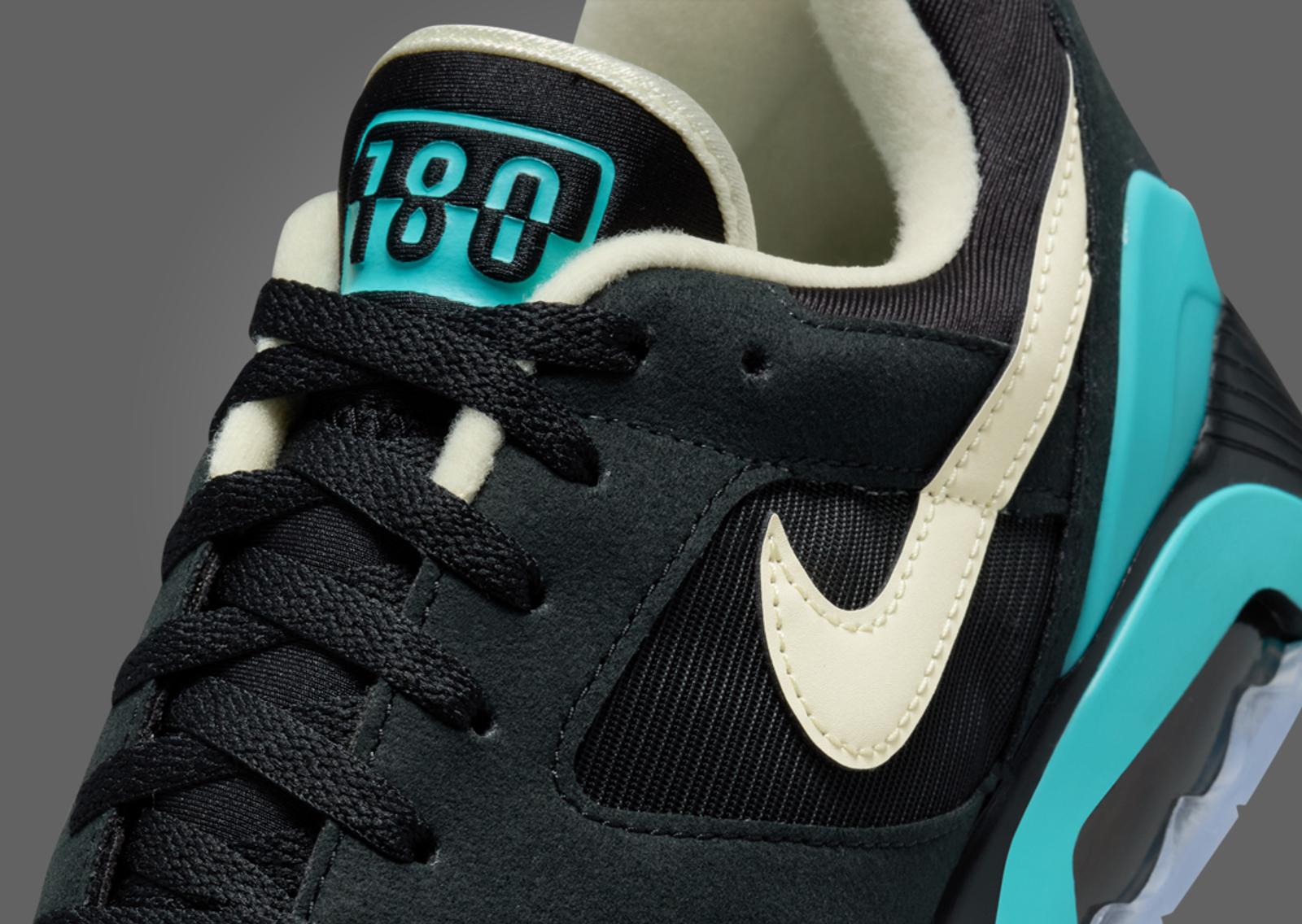 Nike Air 180 Black Dusty Cactus Detail