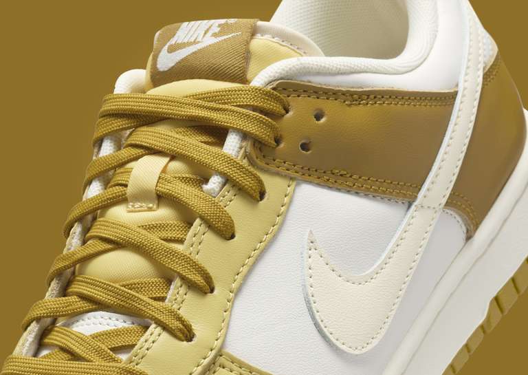 Nike Dunk Low Bronzine Saturn Gold Detail