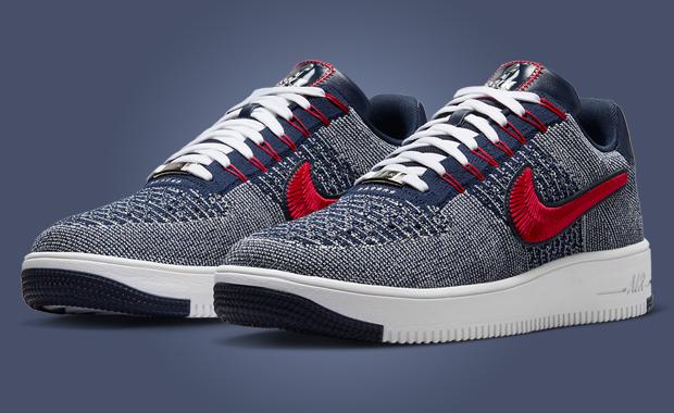 The Nike Air Force 1 Ultra Flyknit Low New England Patriots 30th Anniversary is Available Now