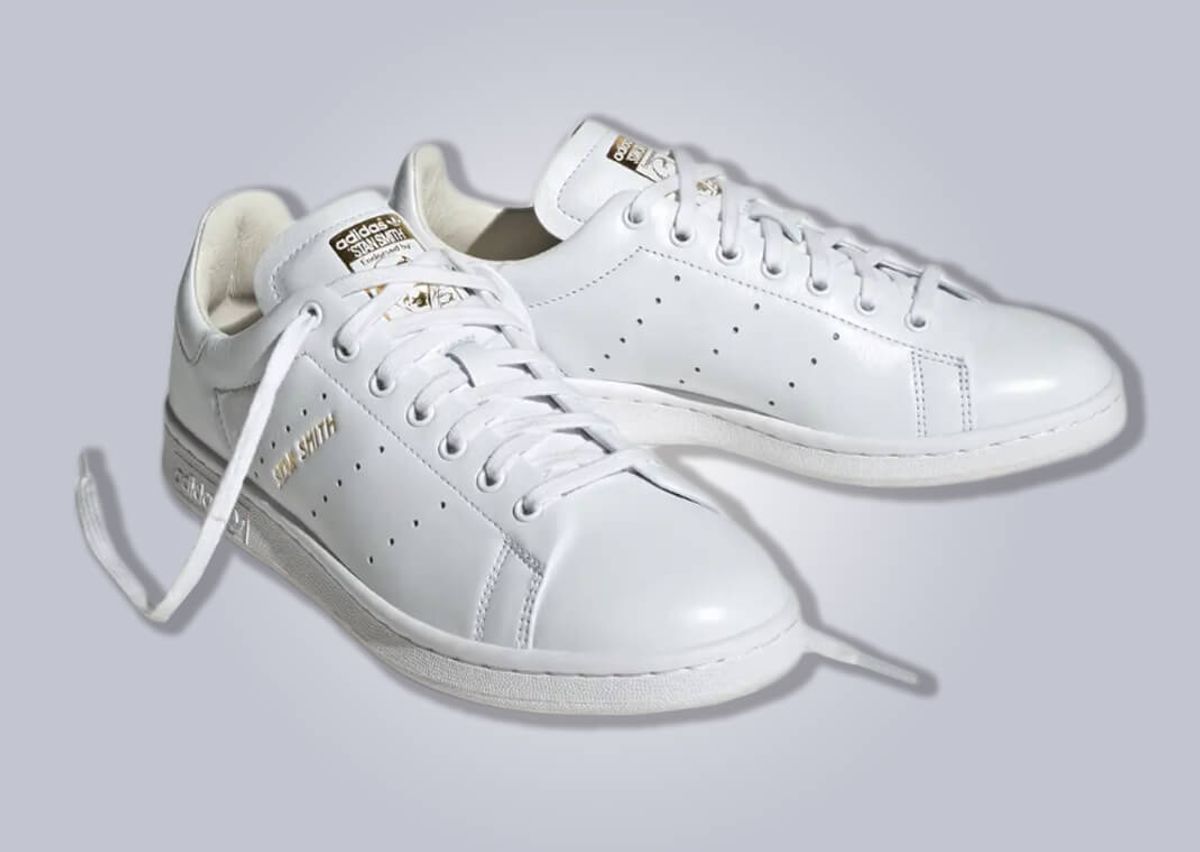 The adidas Stan Smith Lux and White Combines Cloud Luxury Legacy