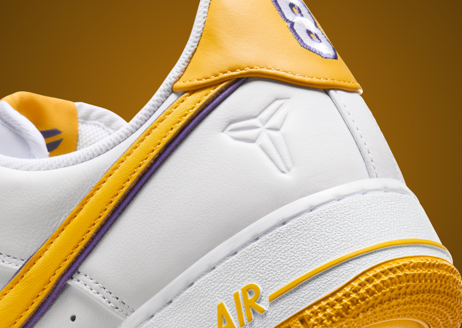 Nike Air Force 1 Low Kobe Bryant Heel Detail