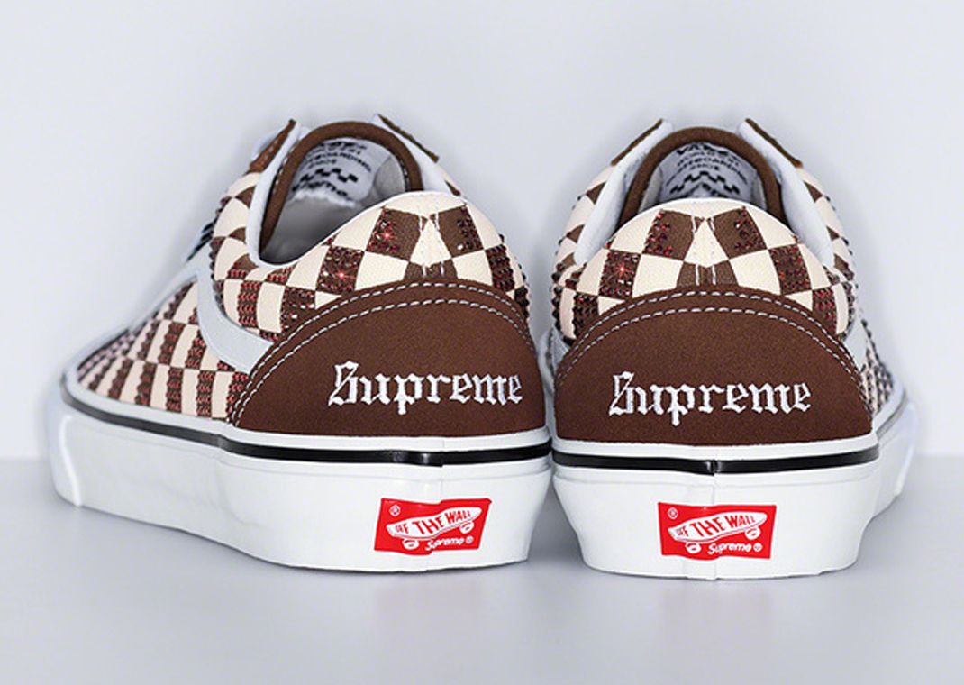 Supreme Adds Swarovski Crystals To A Four-Pack Of Vans Old Skool