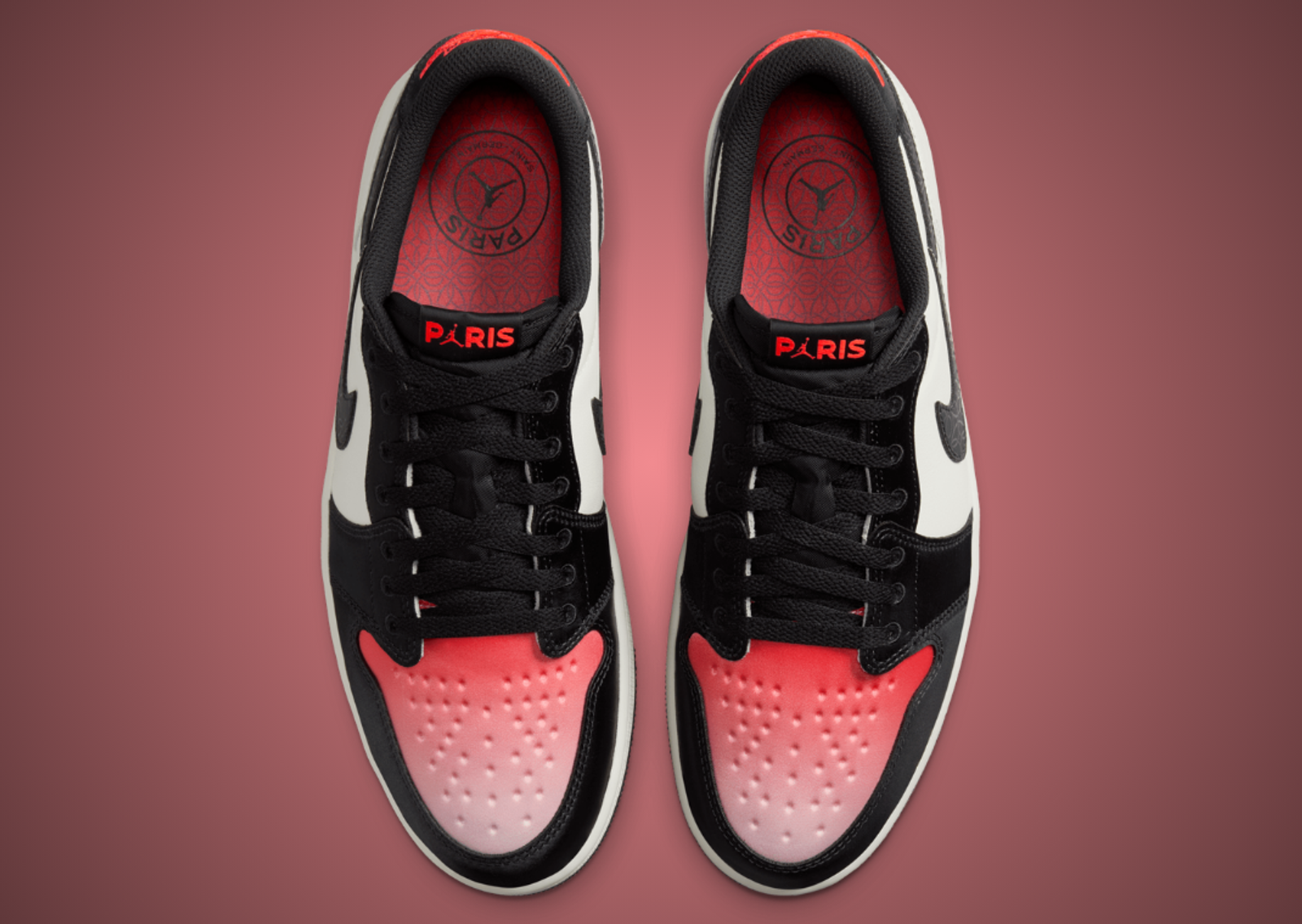 PSG x Air Jordan 1 Retro Low OG - HF8828-100 Top