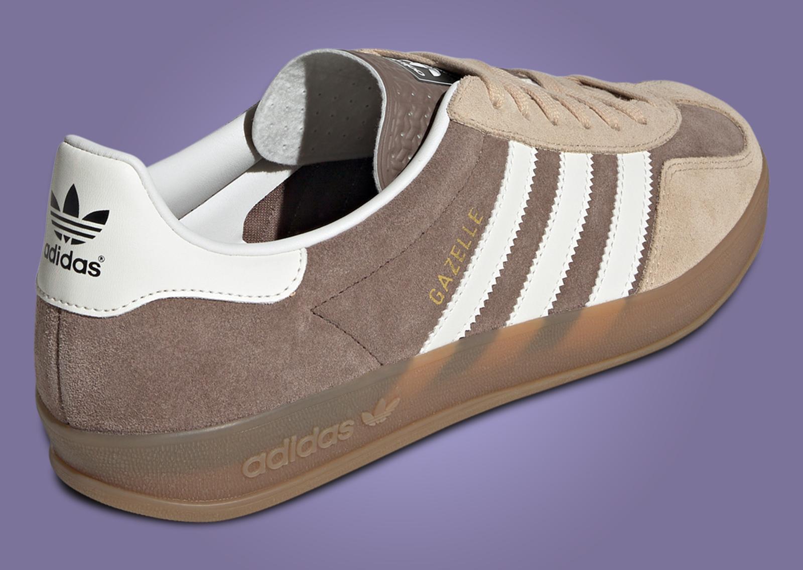 adidas Gazelle Indoor Earth Strata Heel Angle