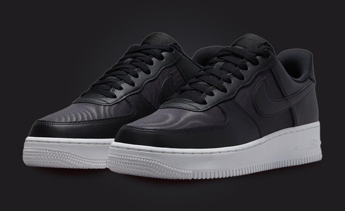 Nike's Air Force 1 Low Goes Ballistic With A Slick Black Nylon Outfit