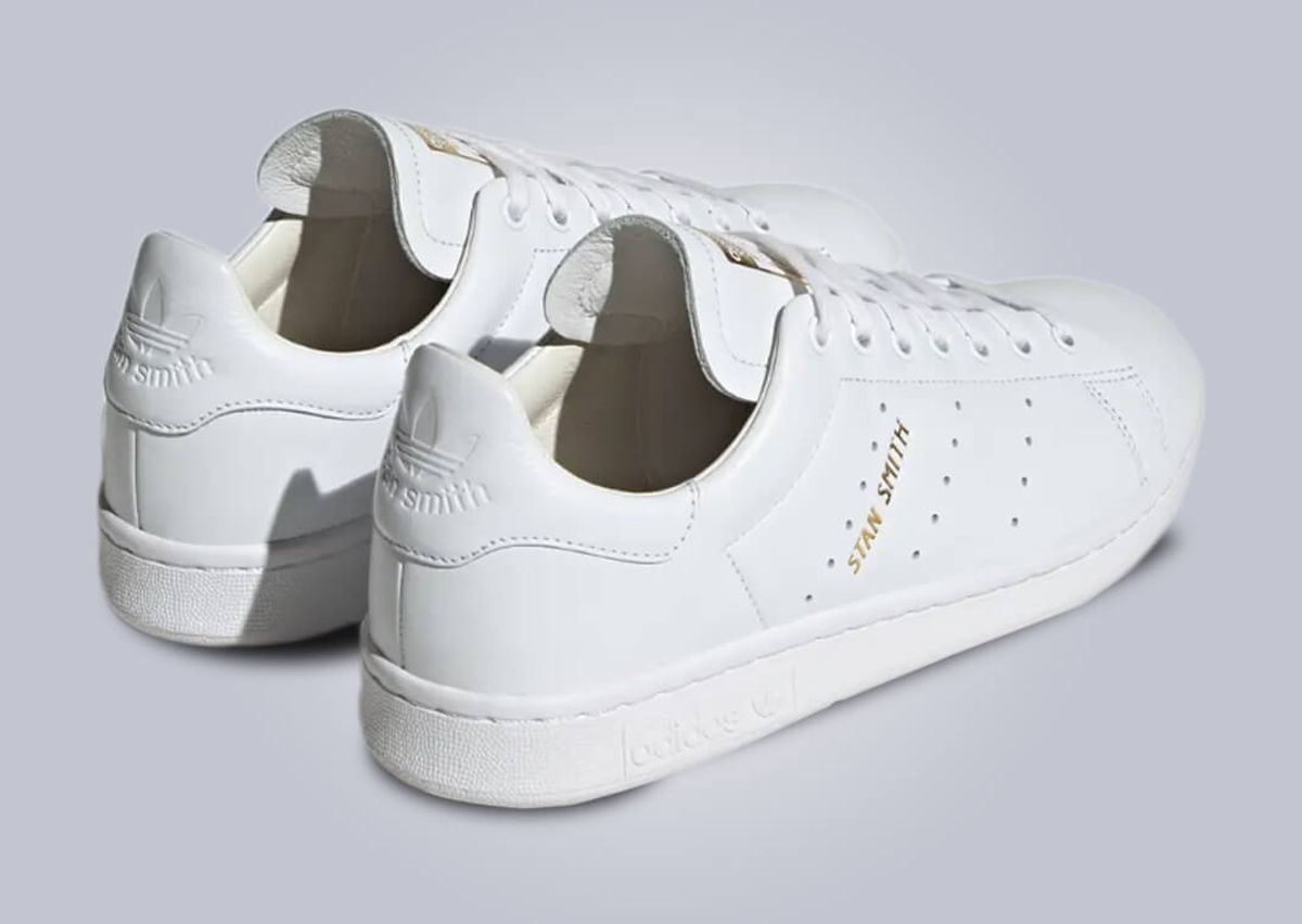 The adidas Stan Lux Legacy and Combines Cloud Luxury Smith White