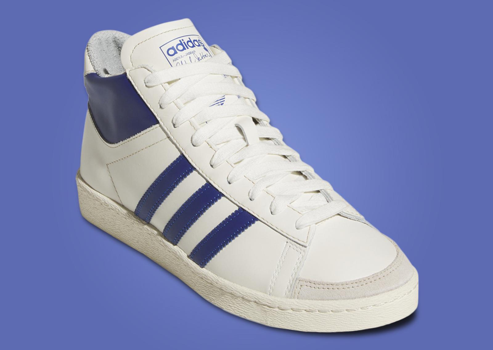 adidas Jabbar Hi Off White Collegiate Royal Angle