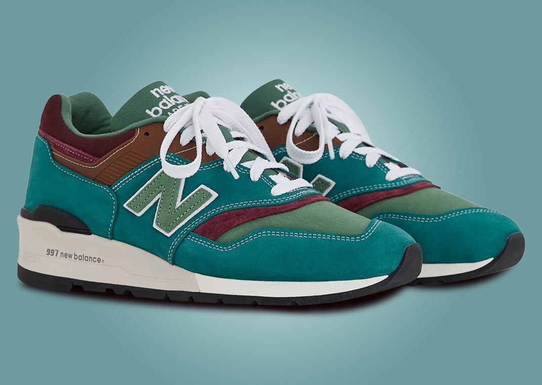 The New Balance 997 Made in USA Vintage Teal Releases November 2024