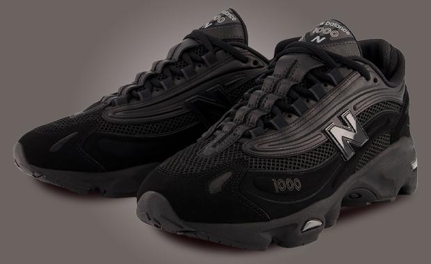 New Balance 1000 Black Grey Suede