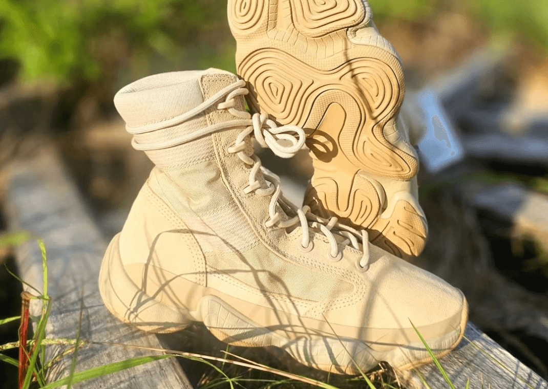 The adidas Yeezy 500 High Tactical Boot Sand Releases Fall 2023