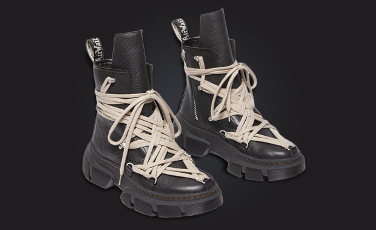 The Rick Owens x Dr. Martens 1460 DMXL Mega Lace Boot Releases February 2024