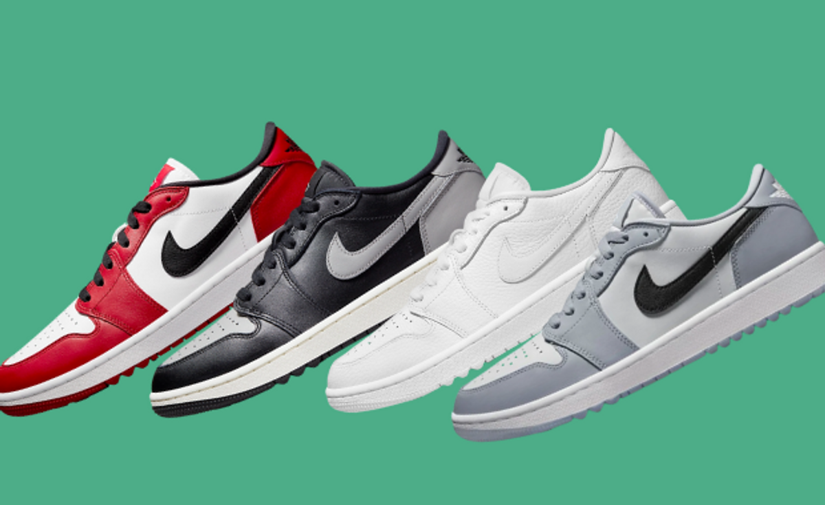 Official Look At The Air Jordan 1 Low Golf In Four Colorways