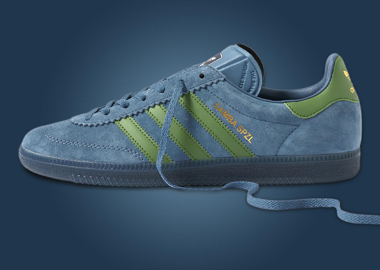 END. x adidas SPZL Samba Deco By The Sea Lateral