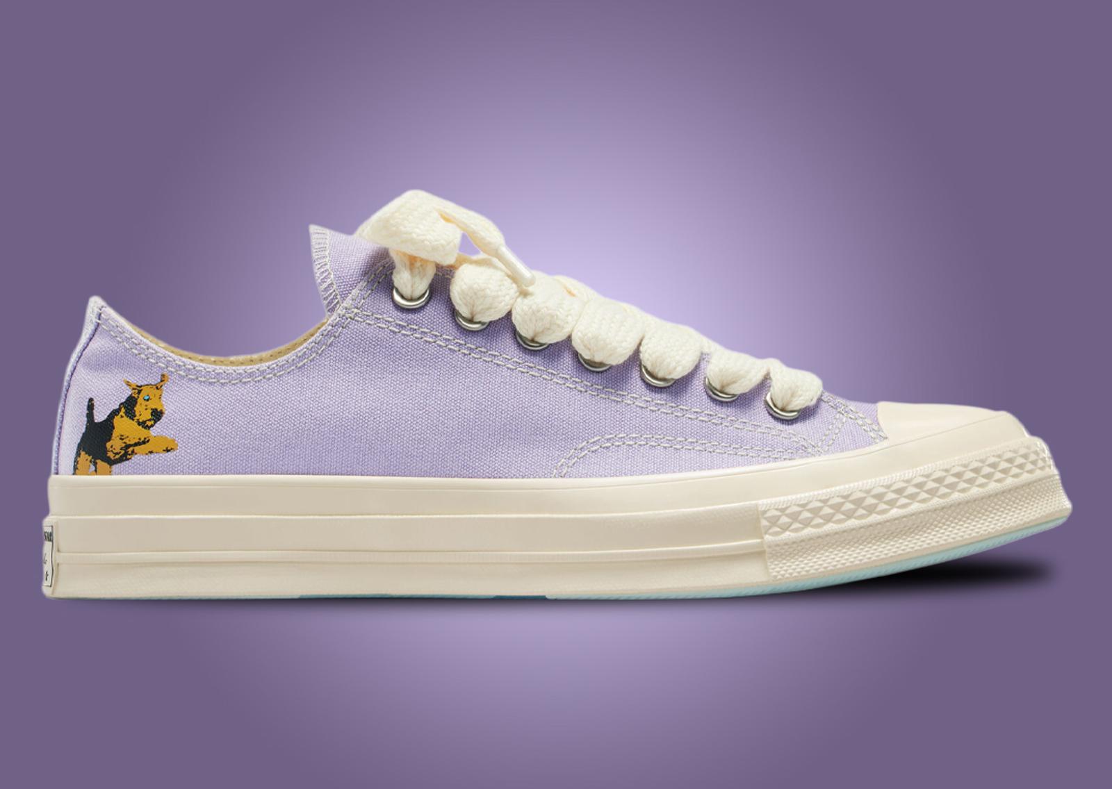 Golf le FLEUR* x Converse Chuck 70 Ox Darryl Orchid Petal Lateral