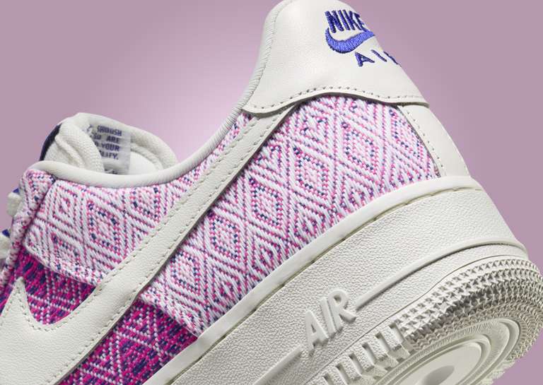Nike Air Force 1 Low Woven Together (W) Heel Detail