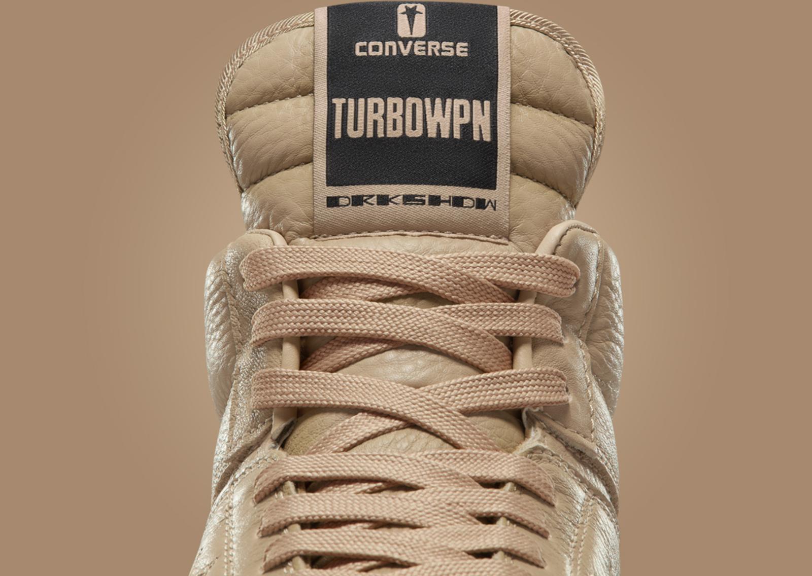 Rick Owens x Converse DRKSHDW TURBOWPN Mid Cave Tongue