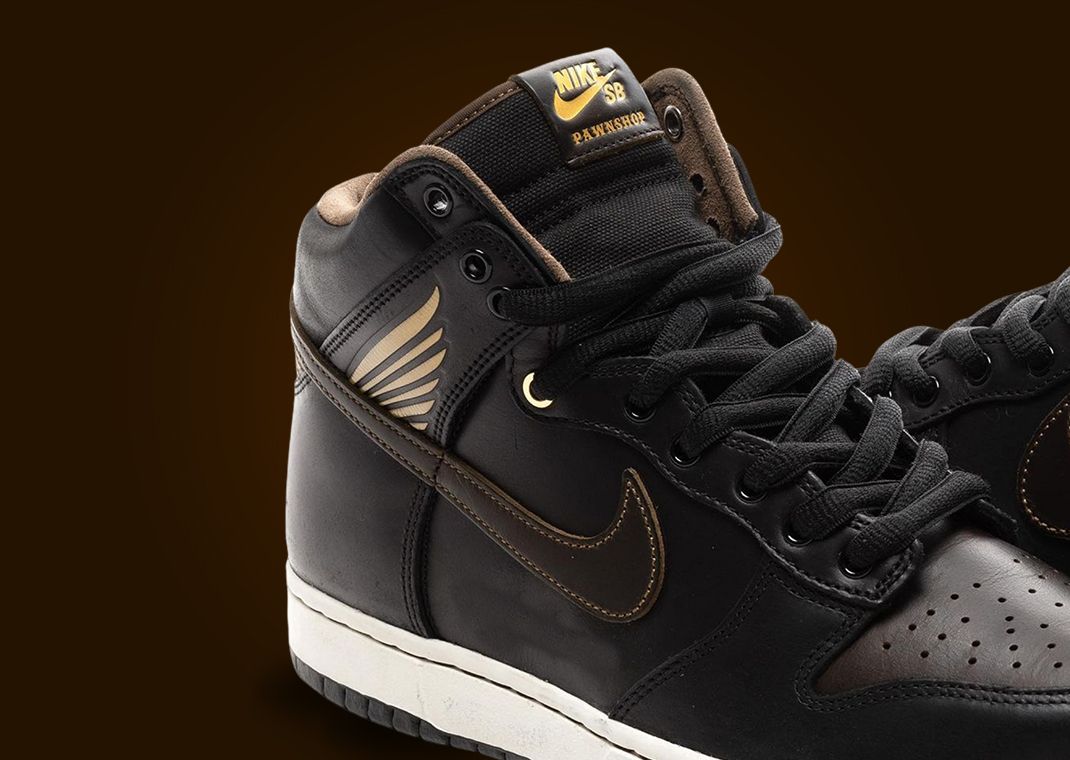 Pawnshop × Nike SB Dunk High Black　24cm Nike SB Dunk High Pawnshop Skate Co. Old Soul Men's - FJ0445