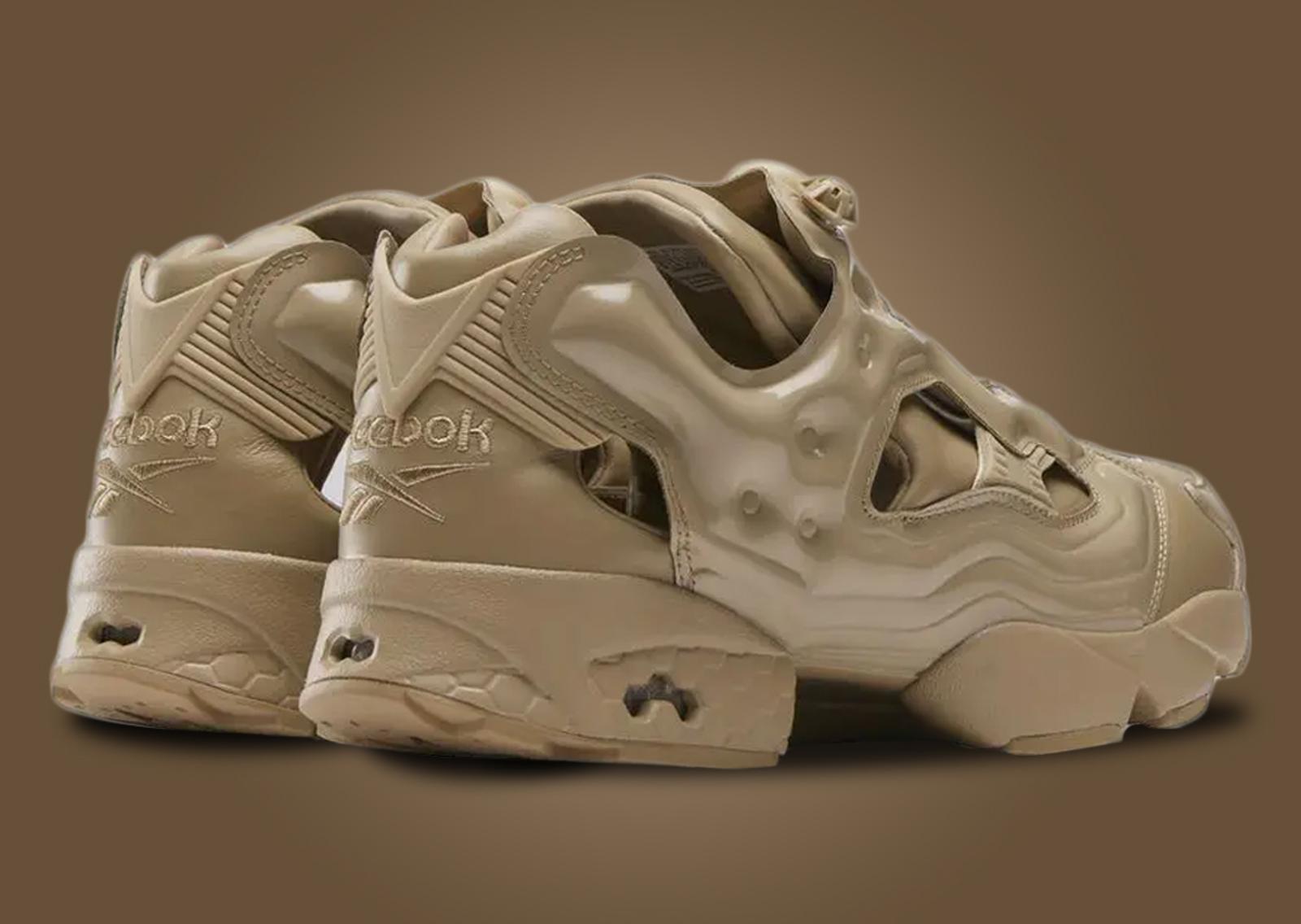 Needles x Reebok Instapump Fury Canvas Heel Angle