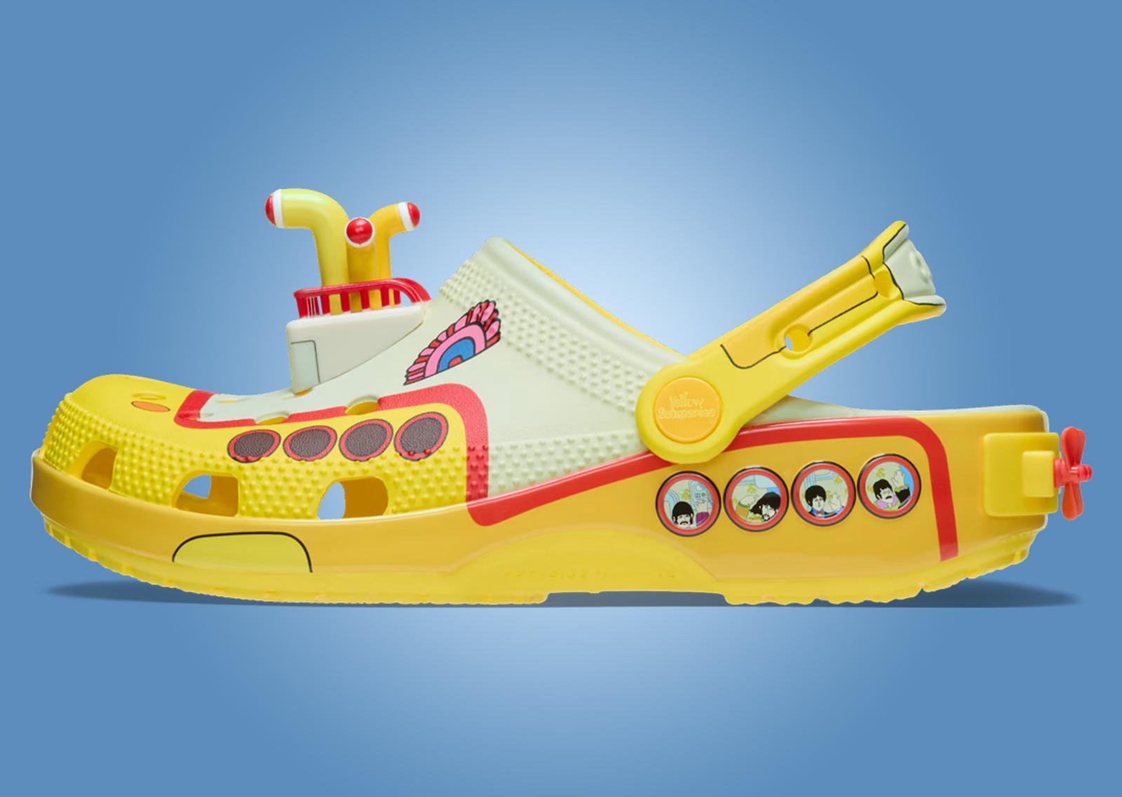 The Beatles x Crocs Classic Clog Yellow Submarine Medial