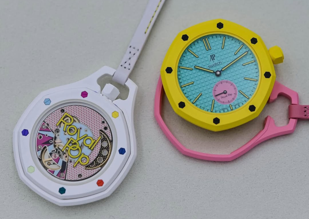 Official Look at the Audemars Piguet x Swatch Royal Pop
