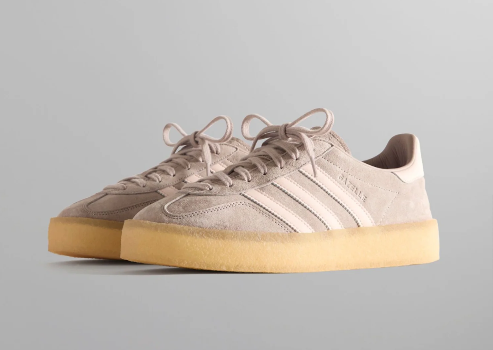 Kith x Clarks 8th Street x adidas Gazelle Indoor Molecule Angle