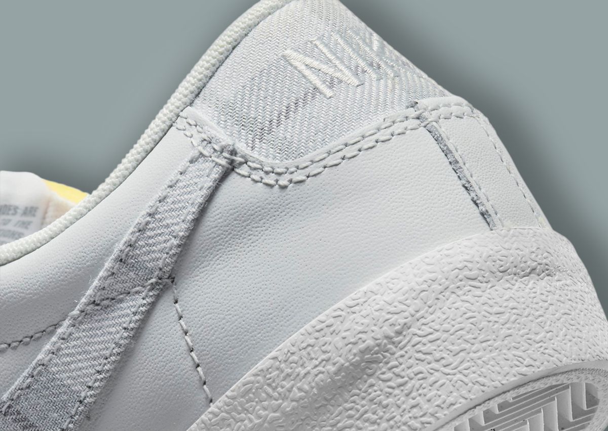 Check On Check Detailing Features On The Nike Blazer Low Tartan Light ...