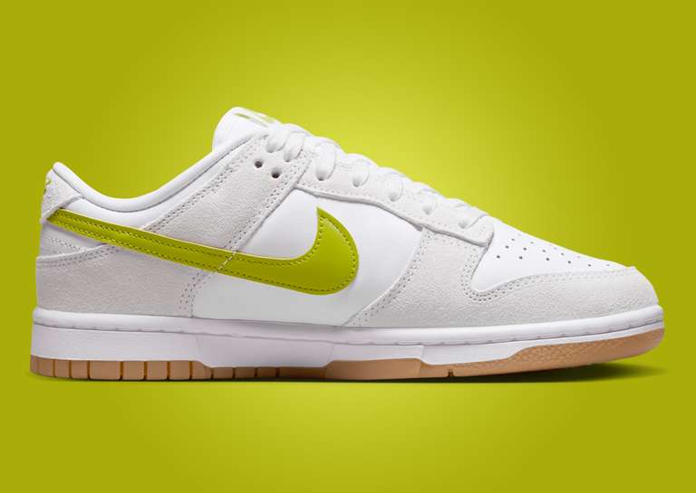 Nike Dunk Low White Bright Cactus (W) Medial