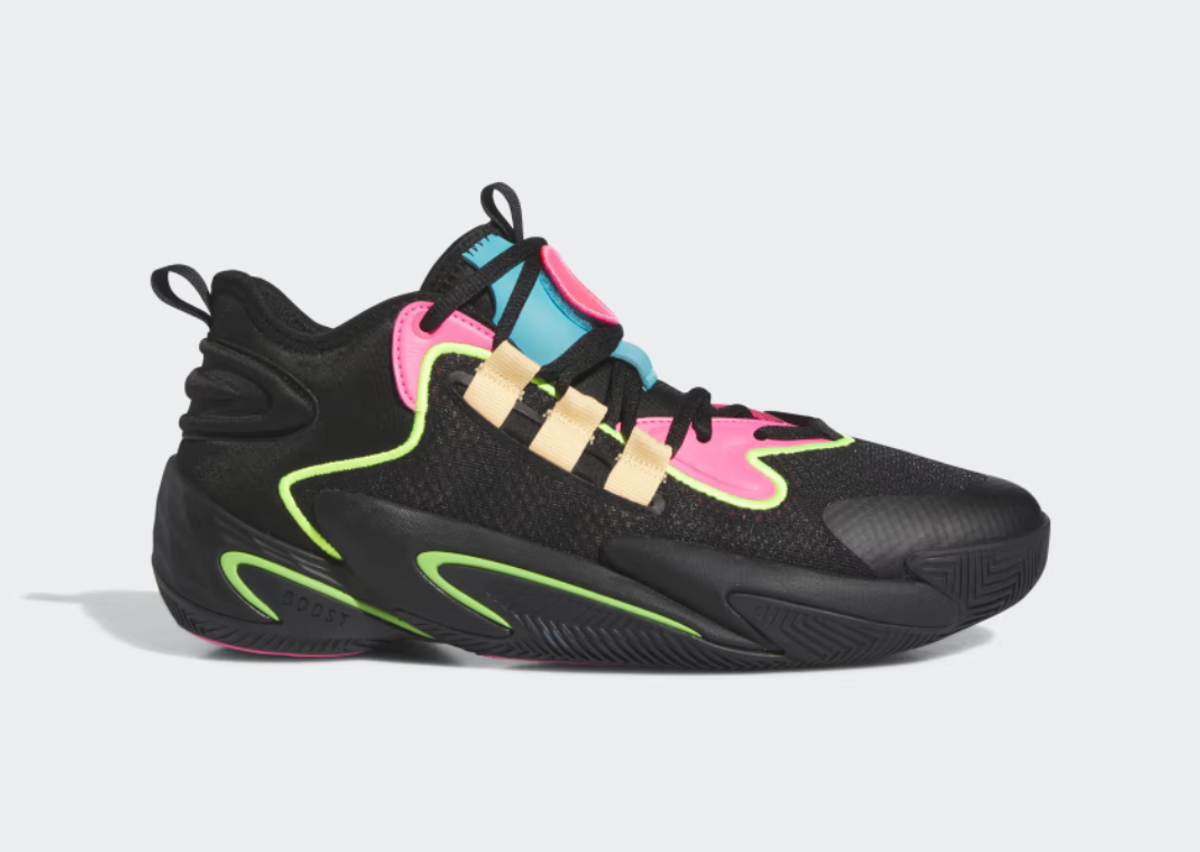 adidas BYW Select Low Black Multi-Color Lateral
