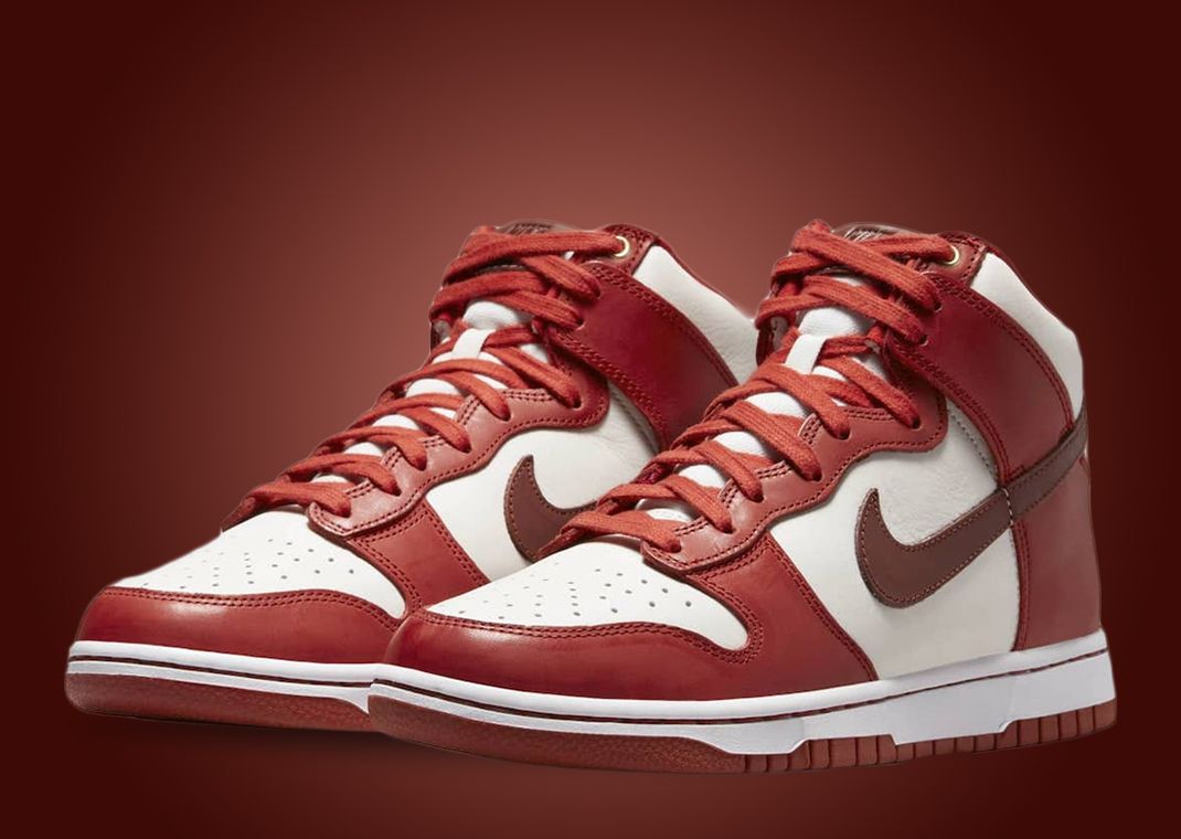 Hot Nike Dunk High “cinnabar”