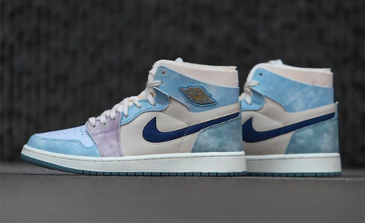 The Air Jordan 1 High Zoom CMFT Appears In Washed Blue