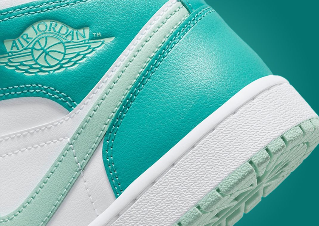 Jordan 1 Mid newest Washed Teal