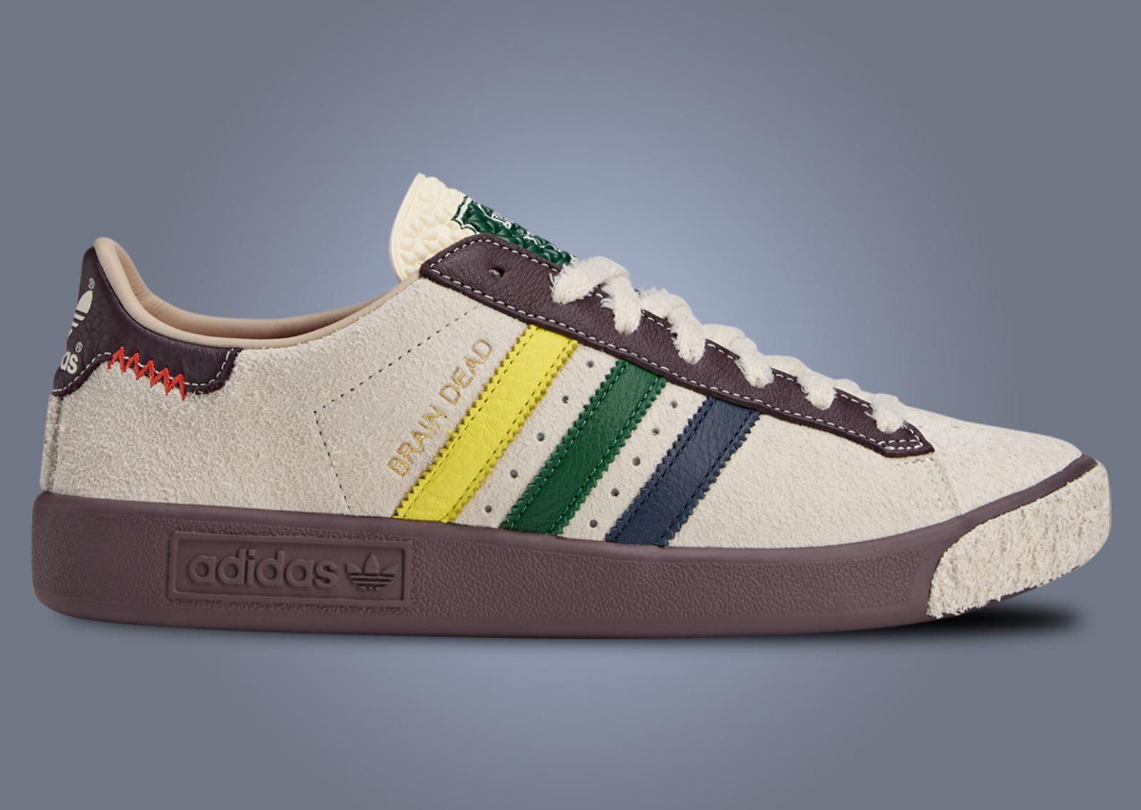 Brain Dead x adidas Forest Hills Cream White Lateral