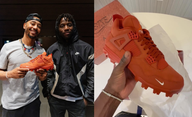 Nigel Sylvester x Air Jordan 4 Brick by Brick Cleat