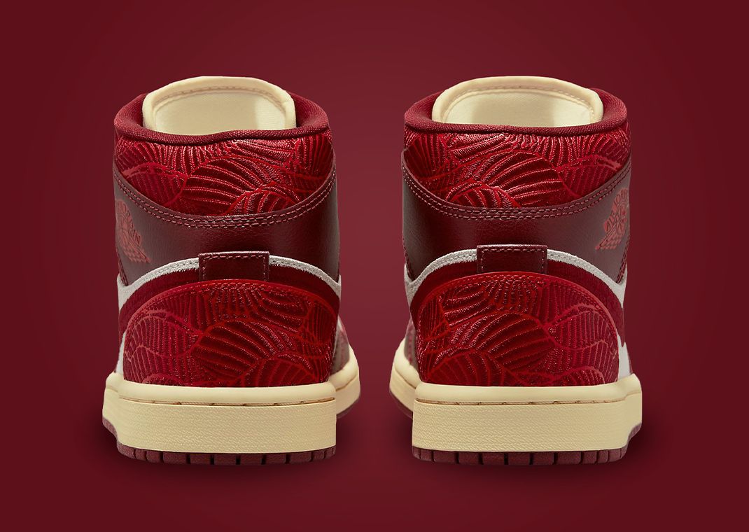 Tiki Leaves Accent This Women's Exclusive Air Jordan 1 Mid