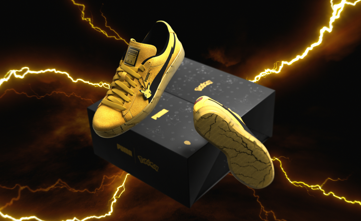 Pokémon x Puma Suede Pikachu