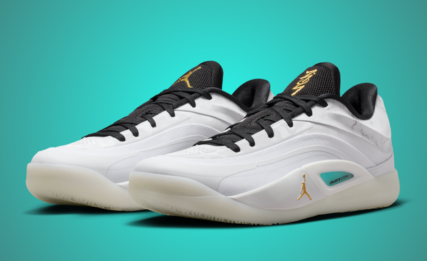 Jordan Zion 4 White Metallic Gold