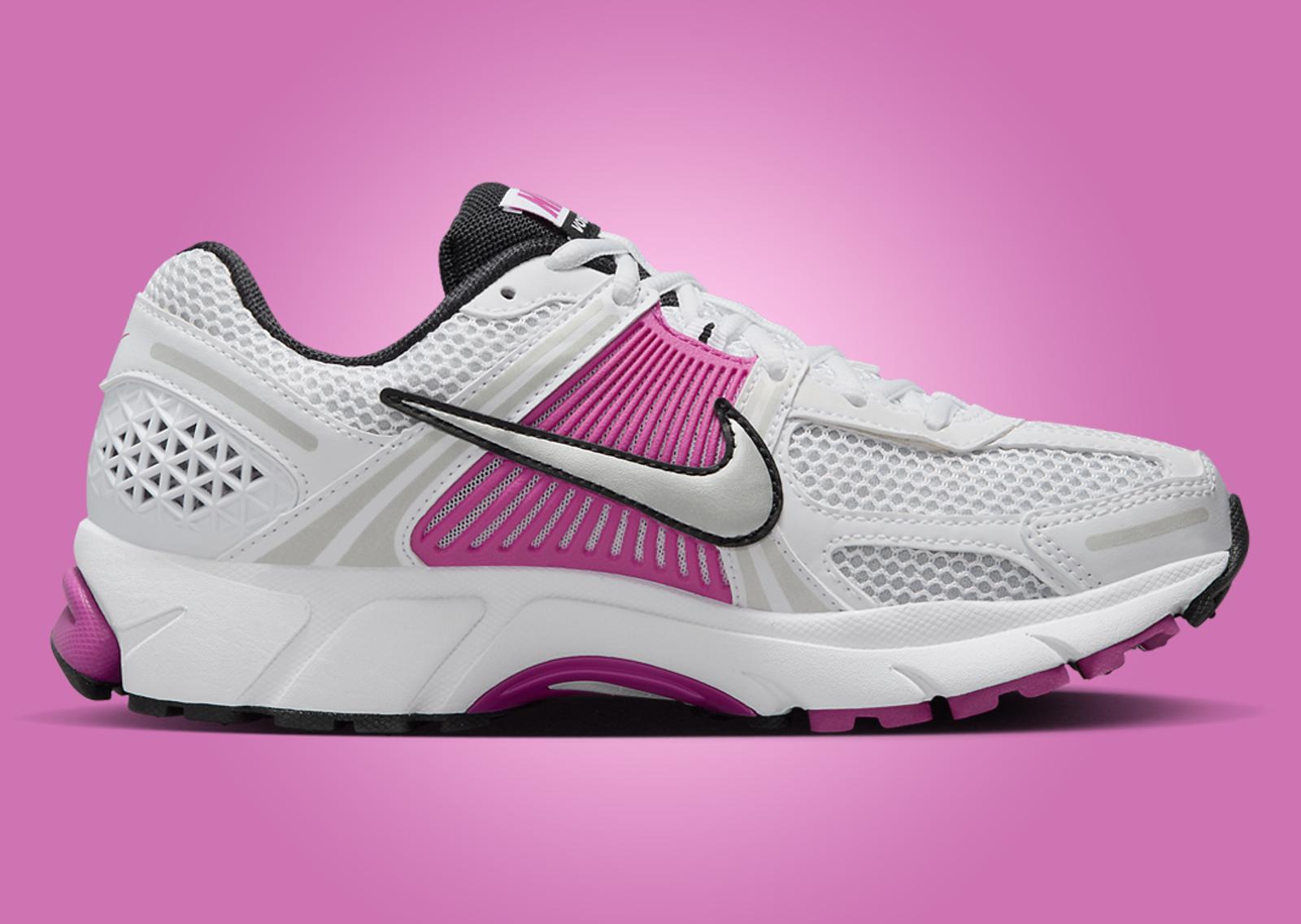 Nike Zoom Vomero 5 White Hot Fuchsia (W) Medial