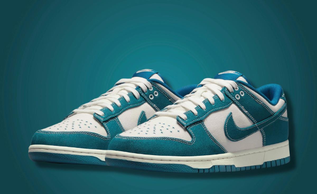 You'll Find Loads Of Cool Details On The Nike Dunk Low Industrial Blue
